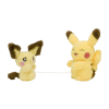 Officiële Pokemon center knuffel Pikachu & Pichu, don't cry Sweet Support 15cm breedt